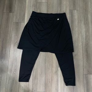 Black Ankle Faux Wrap Snoga